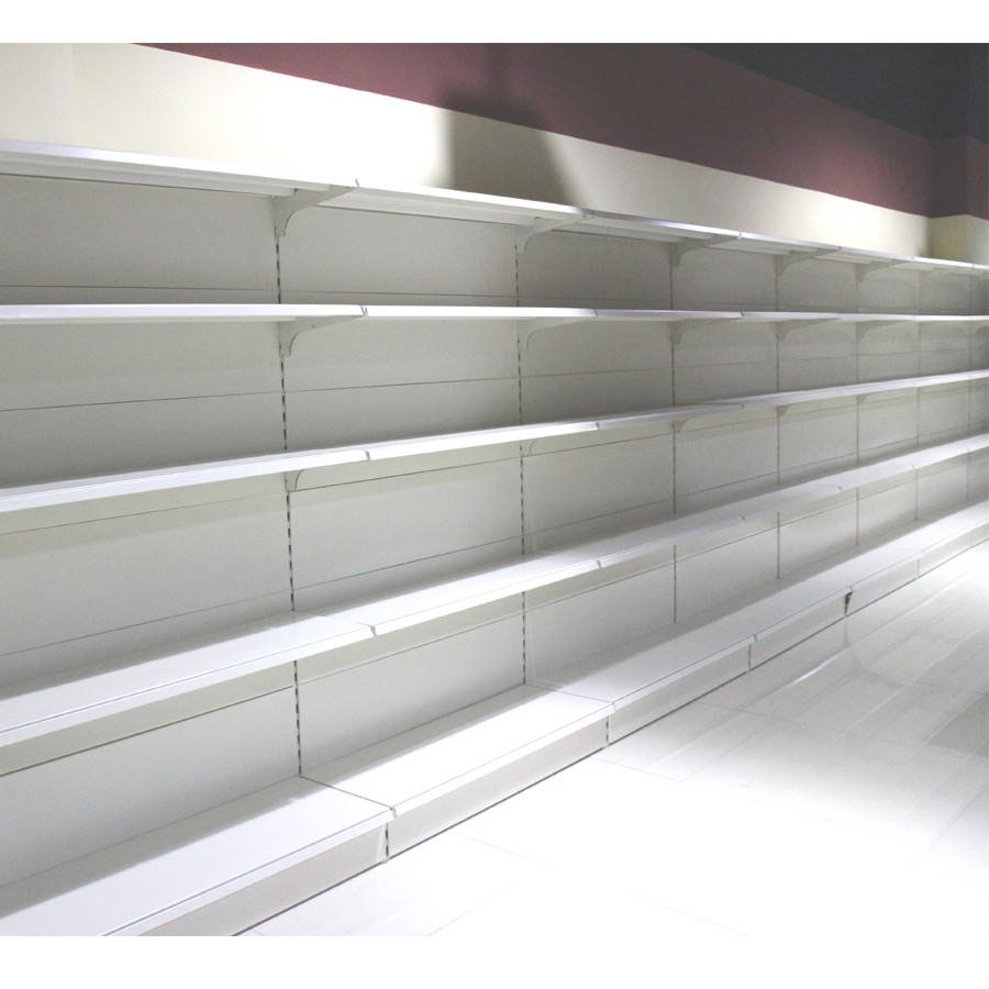 single side store shelving shop wall shelves supermarket shelves