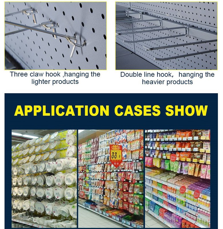 supermarket shelf hooks