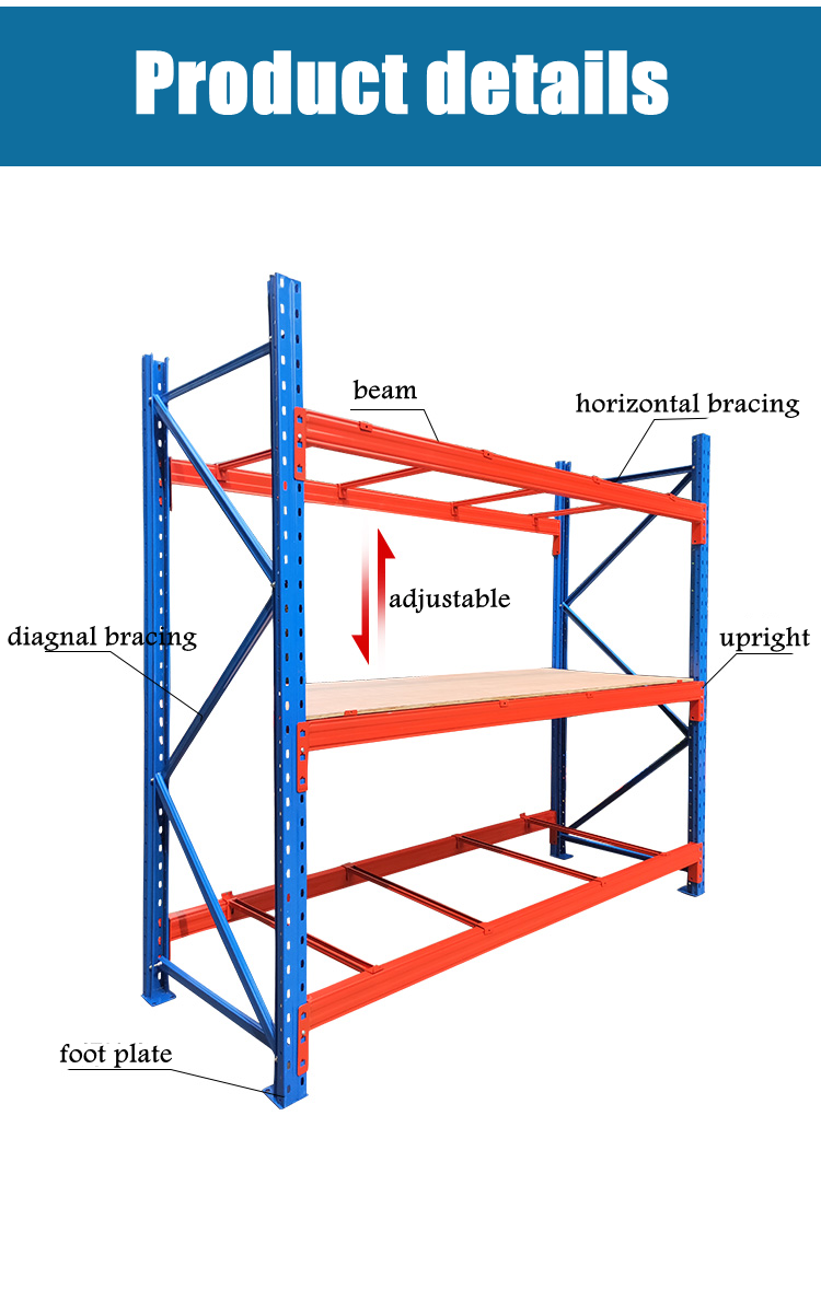 heavy duty industrial storage rack warehouse plate storage shelf