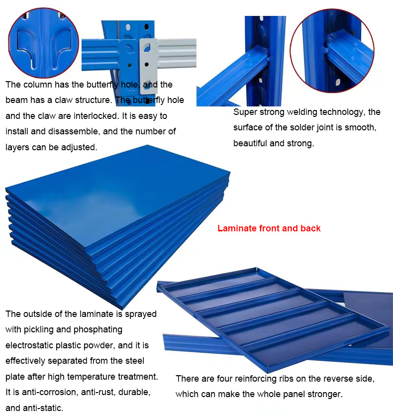 warehouse storage rack light duty/medium duty rack for warehouse