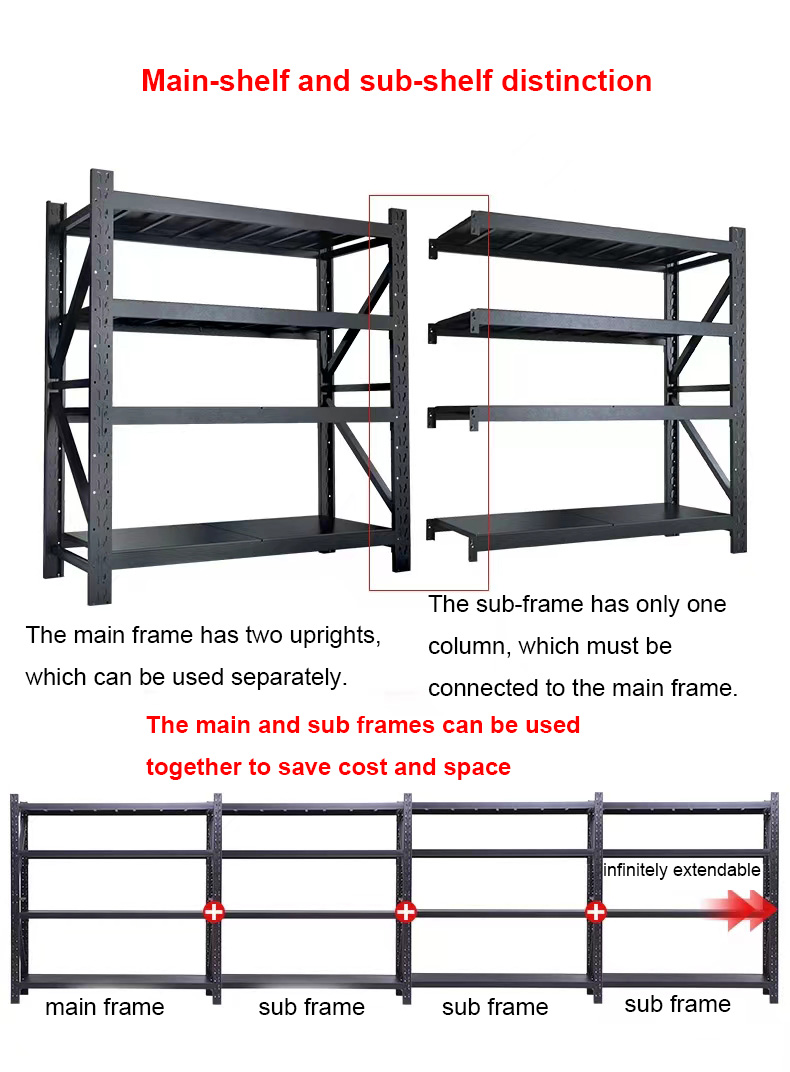 warehouse storage rack light duty/medium duty rack for warehouse