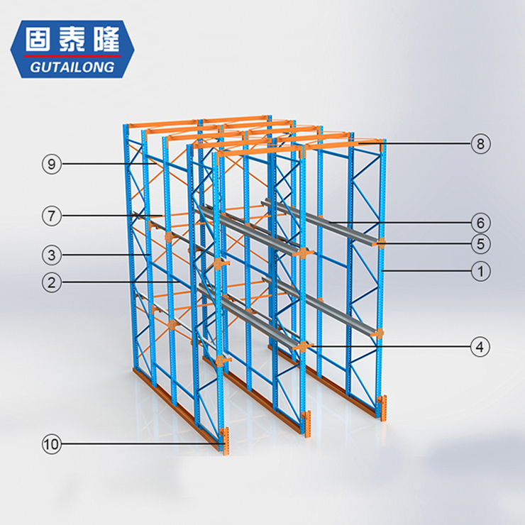 warehouse storage rack drive in rack