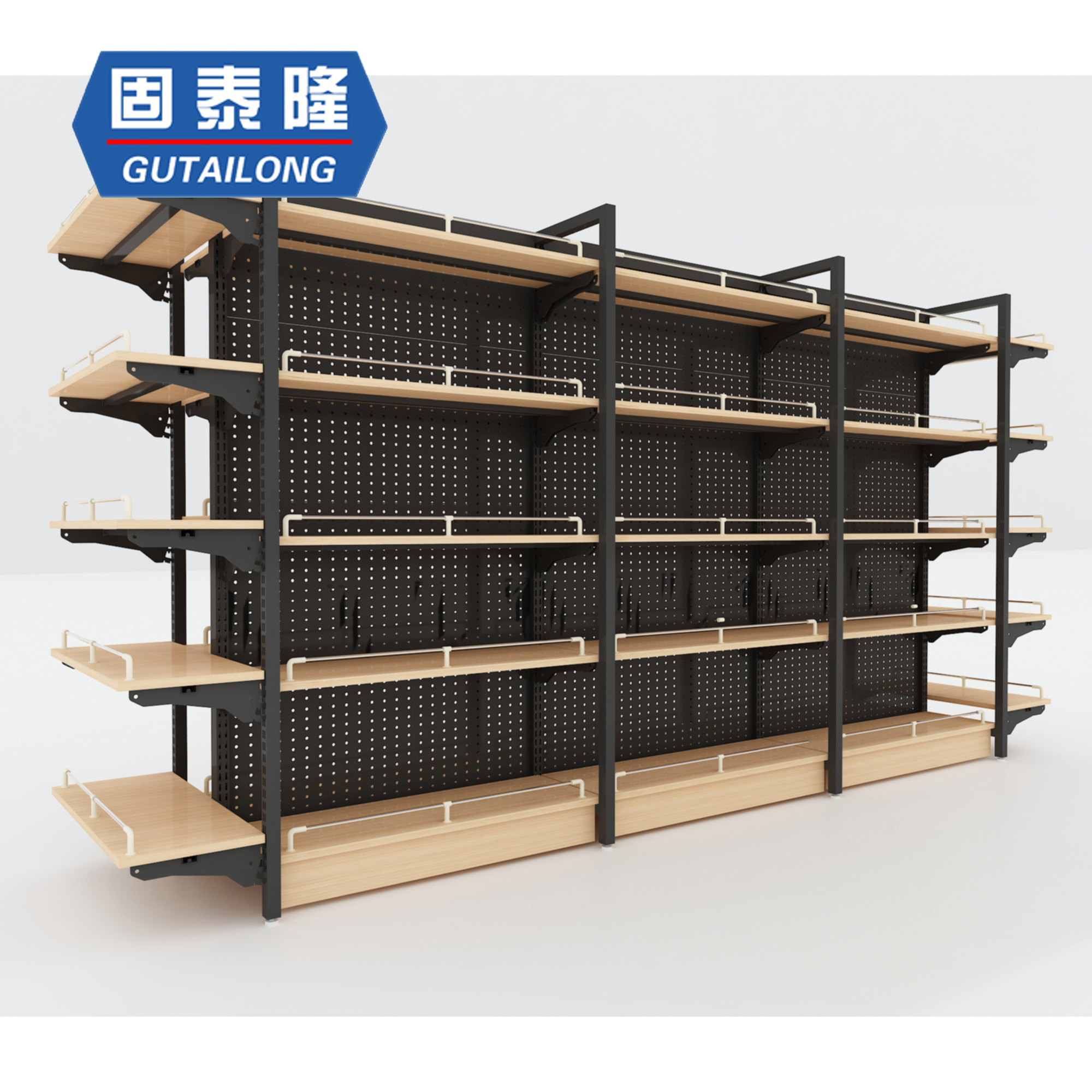convenience store shelves steel wood shelf for store